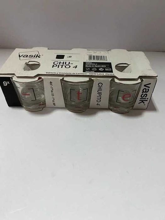 Conjunto 6 copos de Shot “Amo-Te”