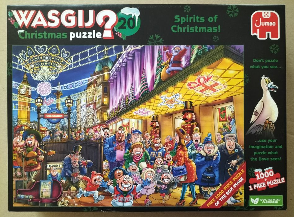dostawa przez InPost w cenie - podwójne puzzle Wasgij Christmas 20 "Spirits of Christmas!"