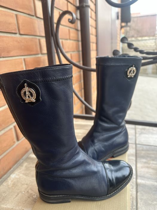 Сапоги шкіряні, в гарному стані