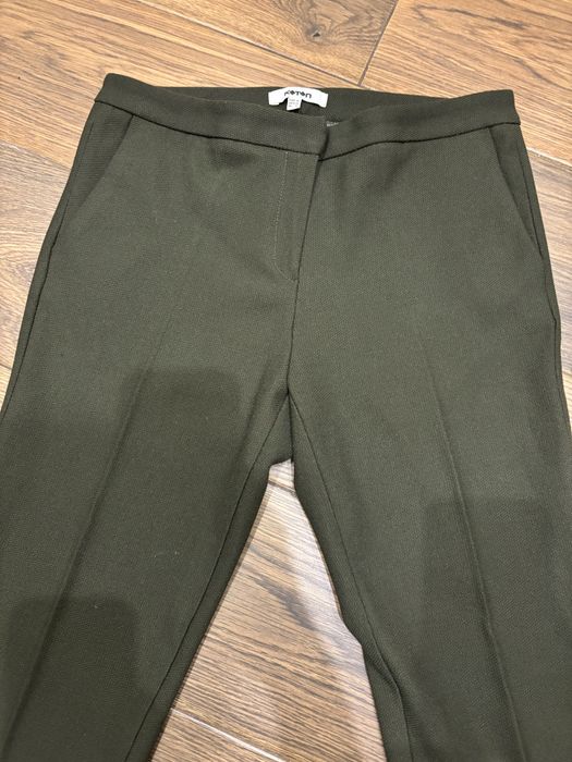 Spodnie rybaczki khaki ciemnozielony  Koton rozm. 36