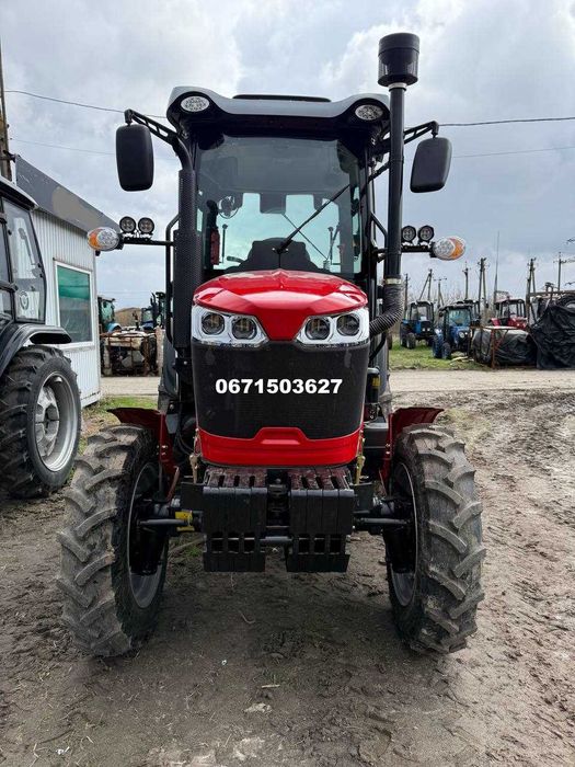 Мінітрактор Скаут TE-504 C/AC Реверс Кондиціонер Широка гума Доставка
