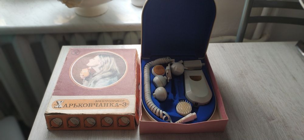 Stary rosyjski zestaw do masażu