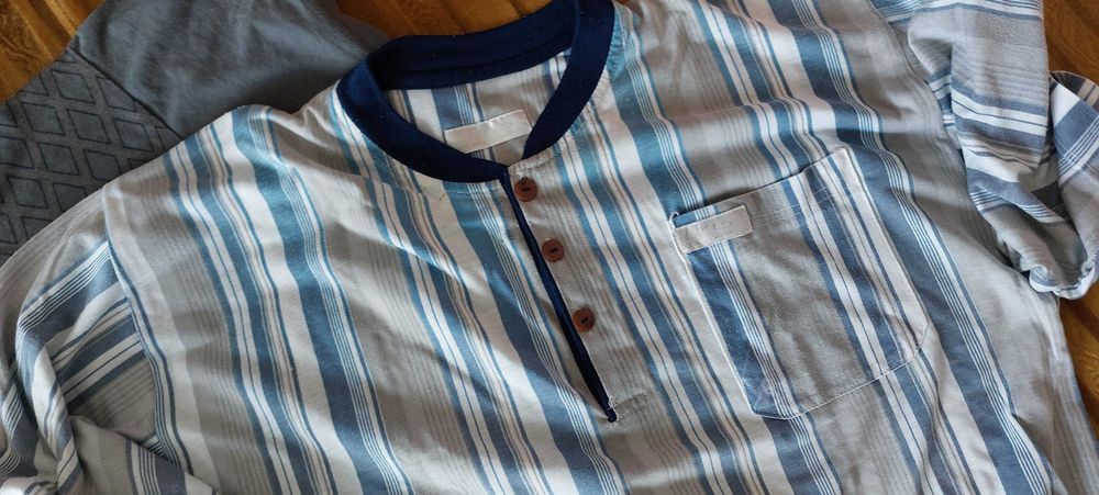 Bluza od piżamy męskiej, 2 szt