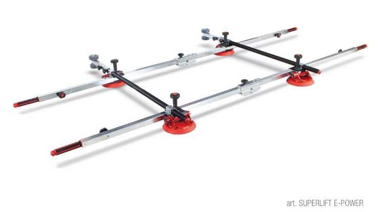 MONTOLIT System przenoszenia Płyt Wielkoformatowych SUPERLIFT E-POWER