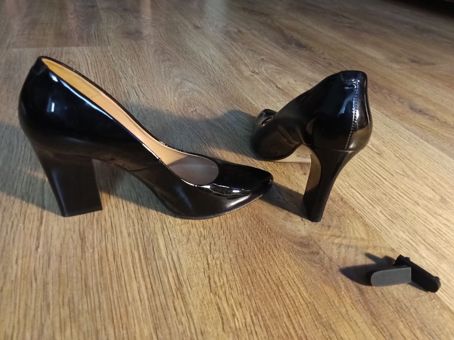 Lakierowane skorzane buty eska r.37