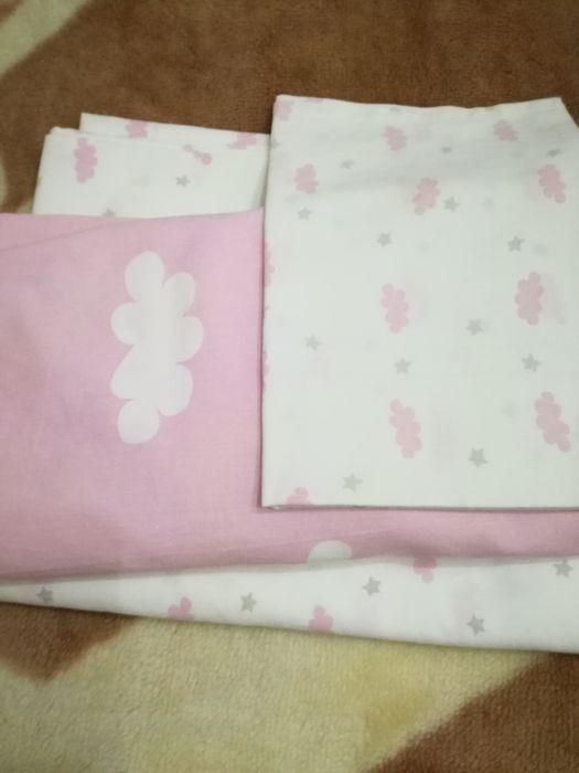 Edredão berço com capa e lençol