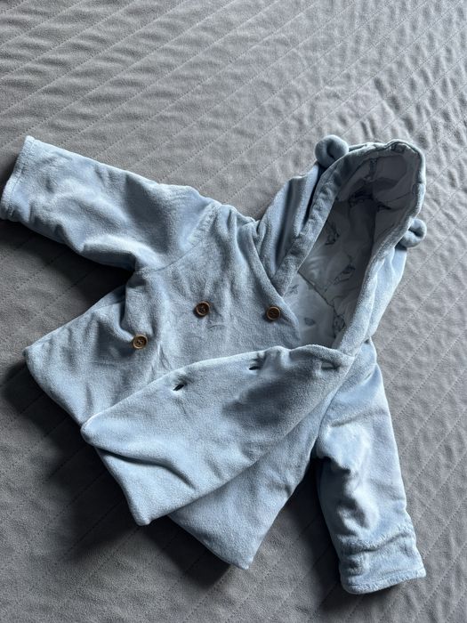 bluza niemowlęca błękitna polar