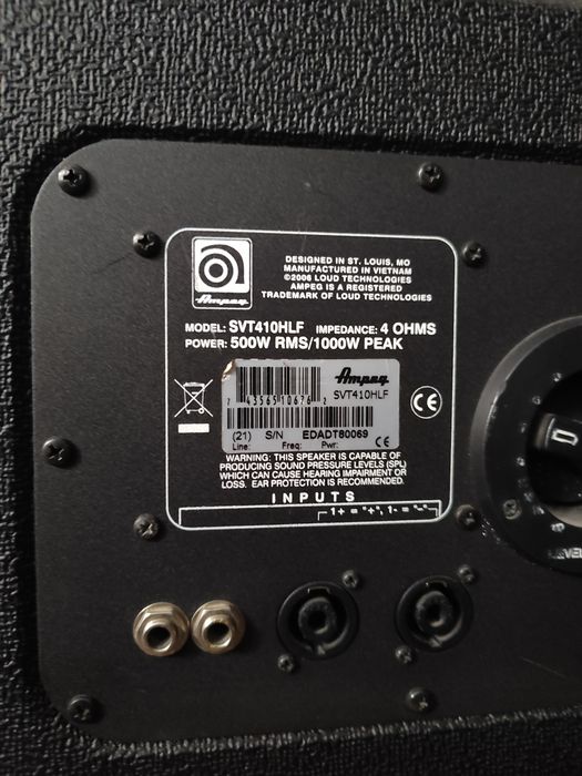 Ampeg SVT 410 HLF Classic - kolumna basowa