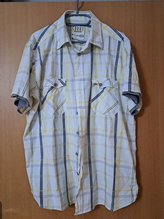 Koszula męska,  krótki rękaw.  Rozmiar XXL