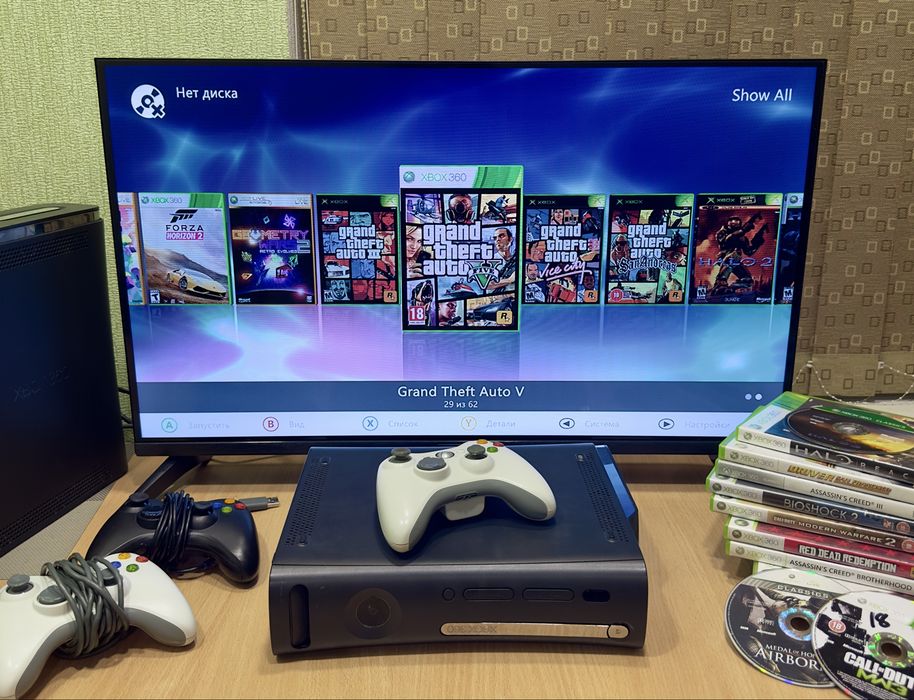 XBOX 360 Fat/Elite/Jasper Freeboot | Комплект на вибір | Увімкнув та грай | 60+ігор | | LT 3.0