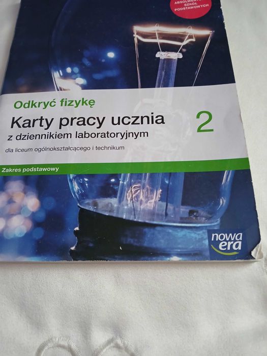 Sprzedam karty pracy ucznia z fizyki nową