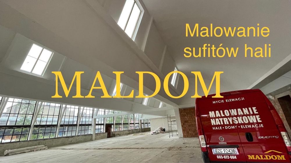 Malowanie wielkopołaciowe, malowanie dla przemysłu MALDOM