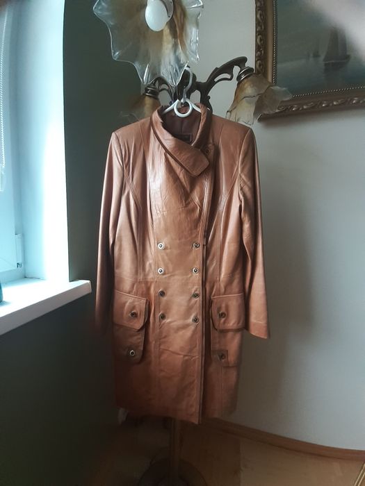 Płaszczyk ze skóry naturalnej