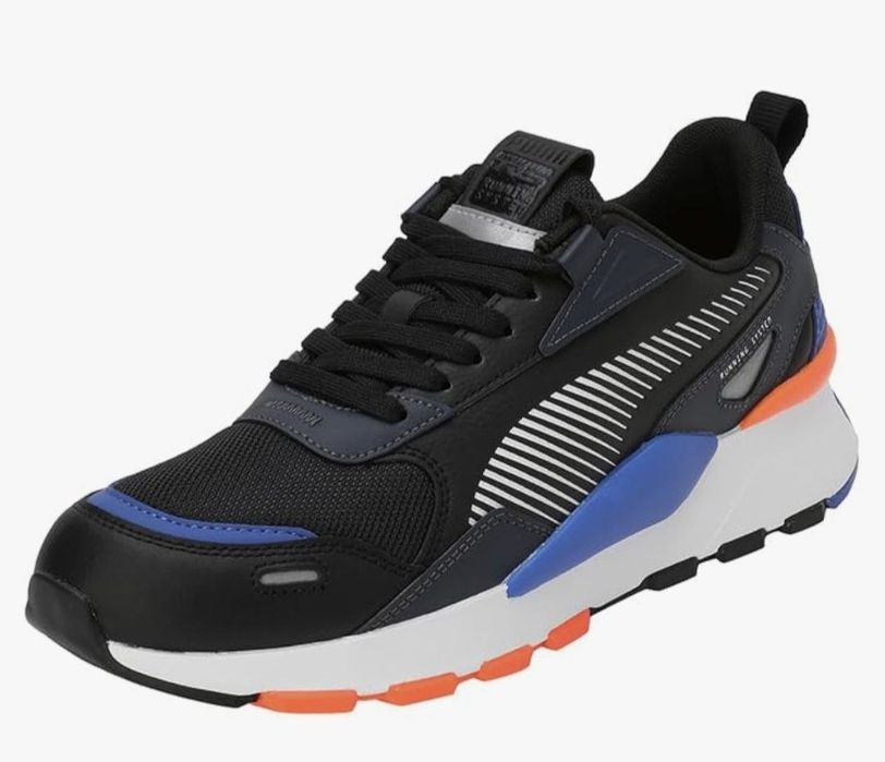 Чоловічі кросівки Puma RS-3.0 Black/Blue, розмір 42, устілка 27 см