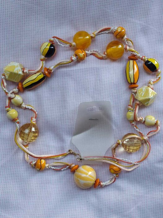 Летнее колье - бусы