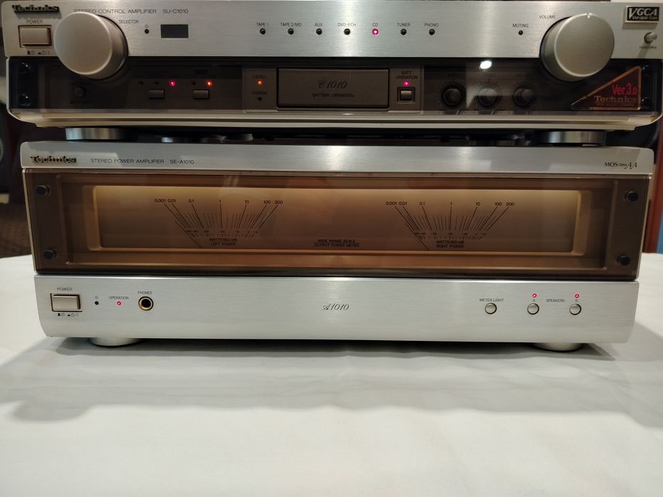 Technics SE A1010 SU C1010 preamp+ końcówka mocy zestaw Japan