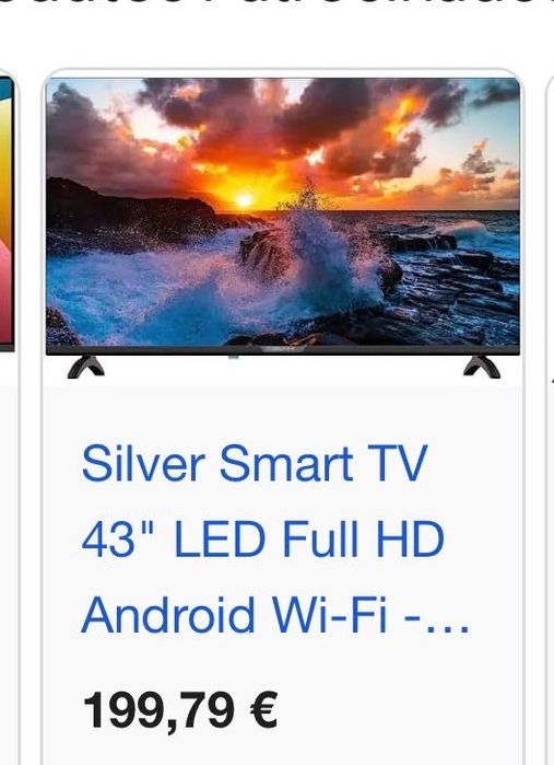 Smart Tv Silver FHD 43’