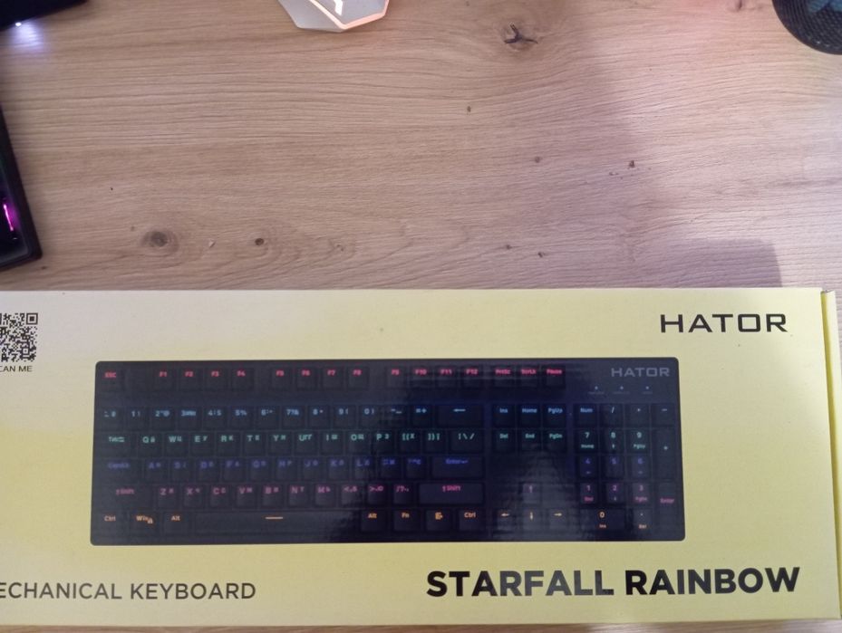 HATOR Starfall Rainbow Red Switch — механічна клавіатура