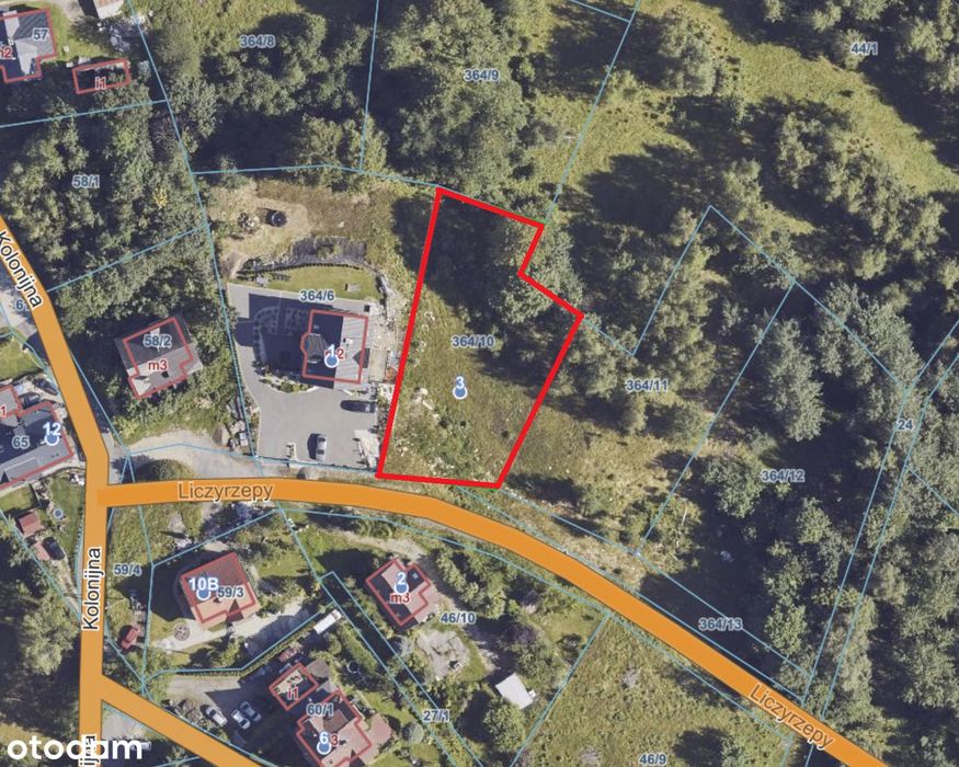Działka budowlana 1279m² w górach z pozwoleniem na budowę.