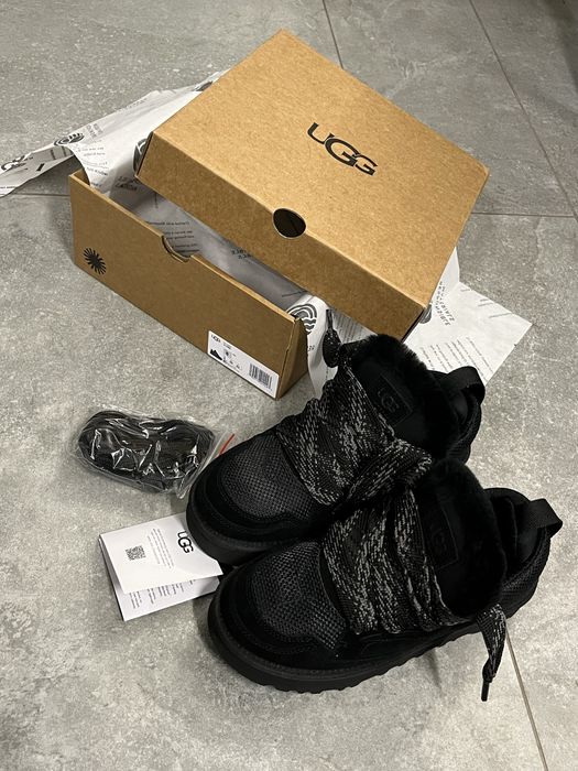 Buty zimowe trampki sniegowce ugg lowmel black 39 czarne sneakers
