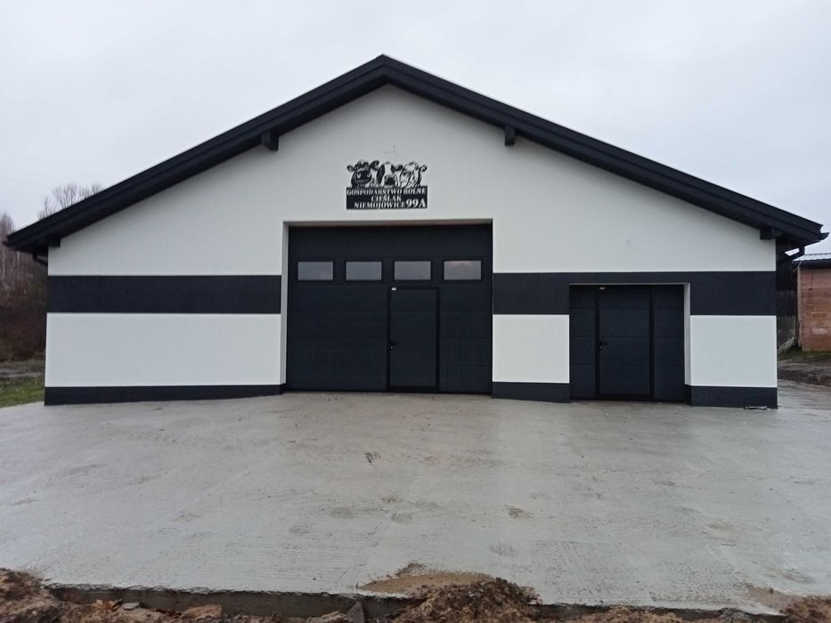 Brama segmentowa garażowa przemysłowa bramy garażowe HALINÓW
