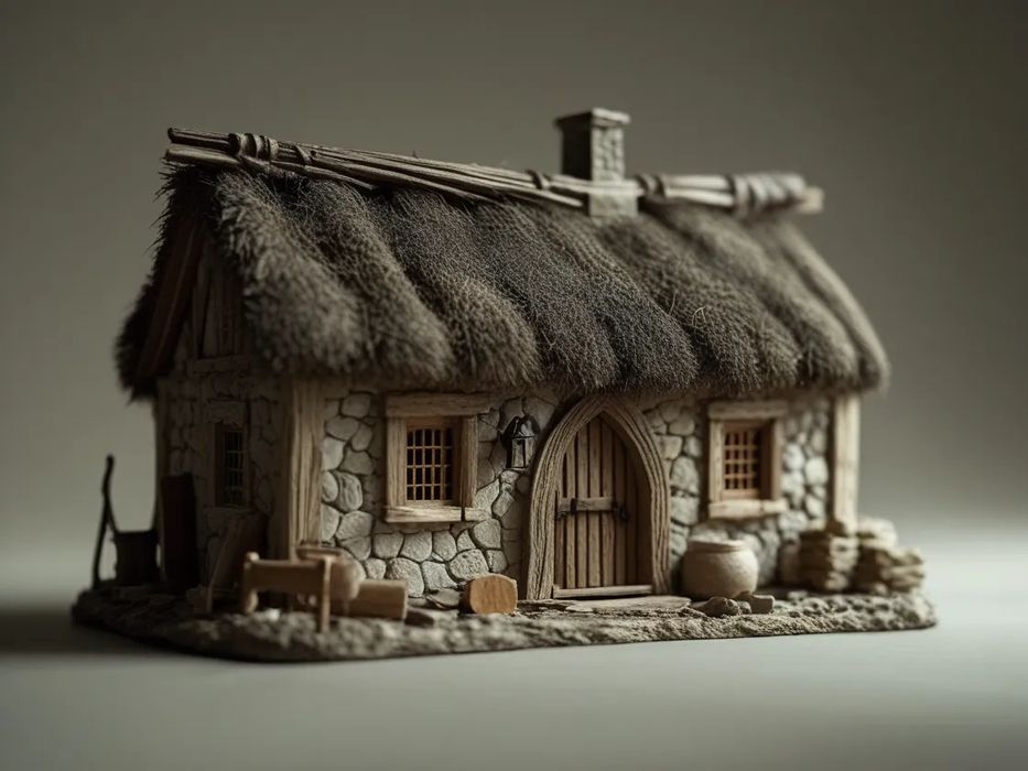 Casa Medieval Miniatura 024