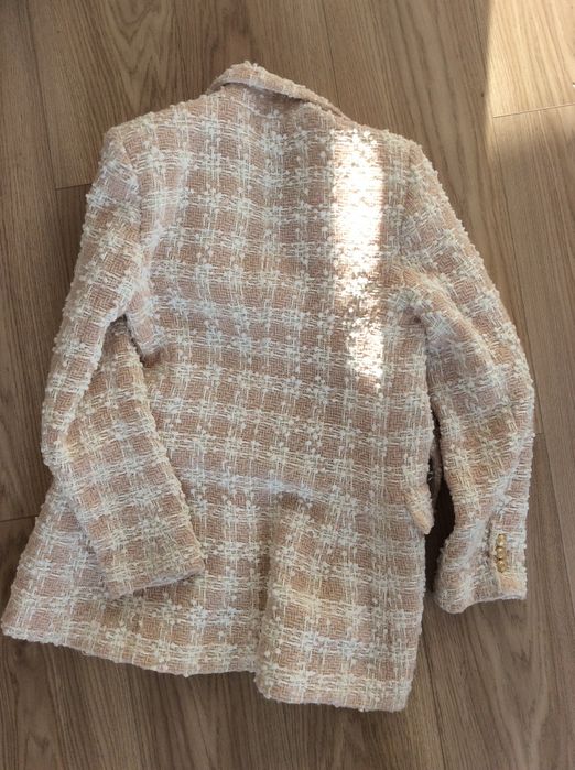 Стильний твідовий жакет ZARA 36 (XS–S), відмінний стан