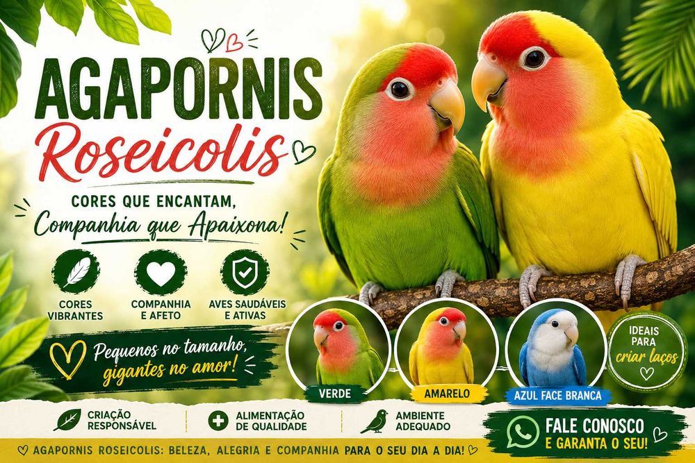 Agapornis Roseicolis