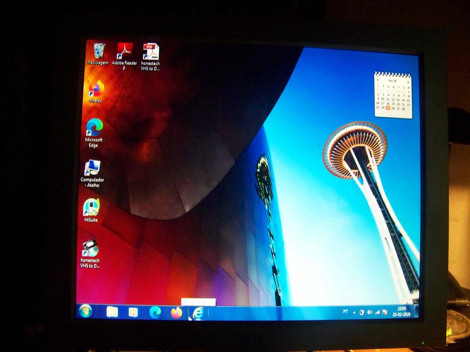 montores de computar HP 15" e LG 17"