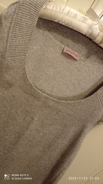 Wełniana sukienka tunika rozm. M WEŁNA