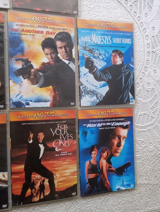Kolekcja filmów dvd James Bond