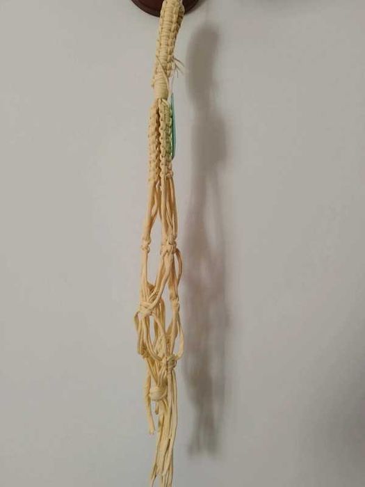 Suporte para Vasos de Macramé