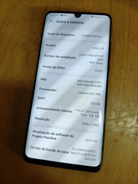 Smartphone Huawei p30 pro