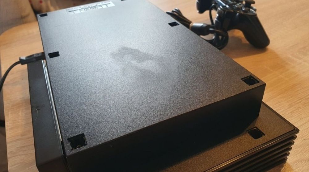 Konsola PS2 FAT + HDD 500GB + Network Adaptor