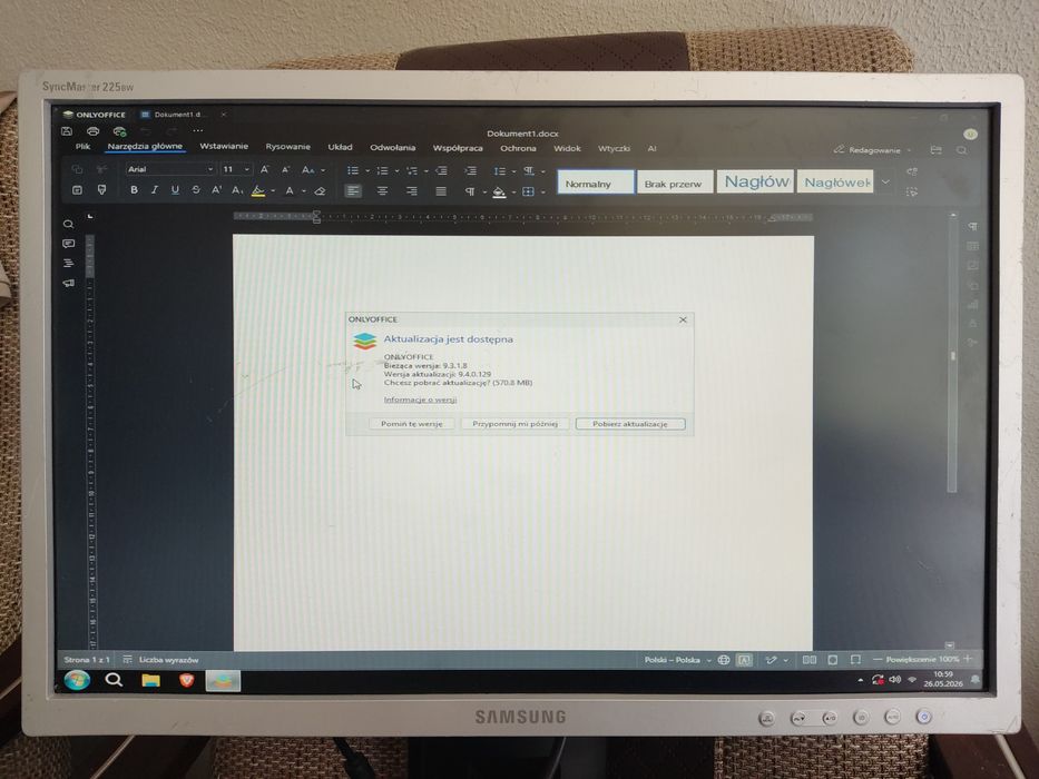 Komputer  HP 8200 SFF  - SSD 250  - Monitor 22 - Windows 11