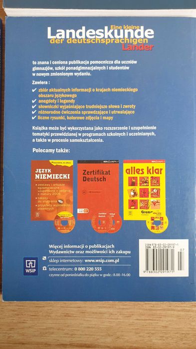 Zestaw książek do nauki języka niemieckiego