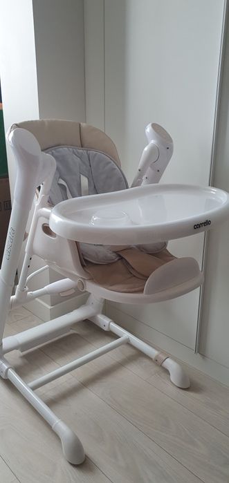 Стілець-гойдалка CARRELLO Cascata CRL-10303/1 Cream Beige із сенсорною