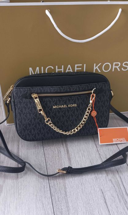 Сумка Michael Kors jet set чорна