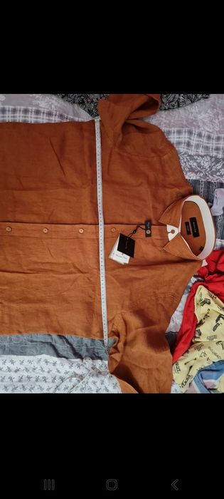 Koszula Lniana Massimo Dutti