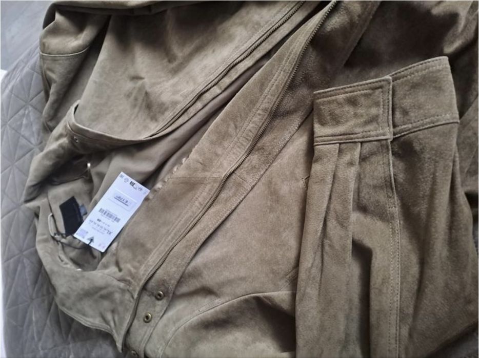 Zara  кожаная шкіряна куртка S