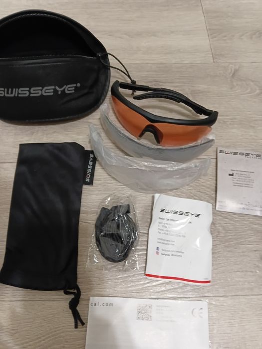 Окуляри балістичні Swiss Eye Nighthawk BLACK!