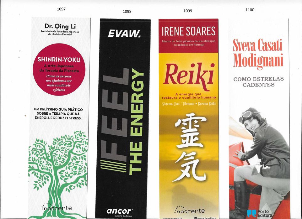 20 marcadores de livros - novos - olx X10936