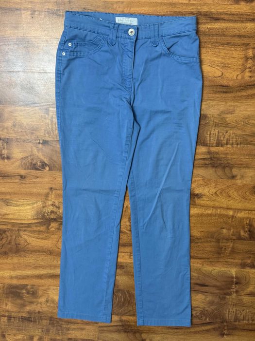 Spodnie materiałowe proste straight bawełniane braxy Brax W26 L32 S 36