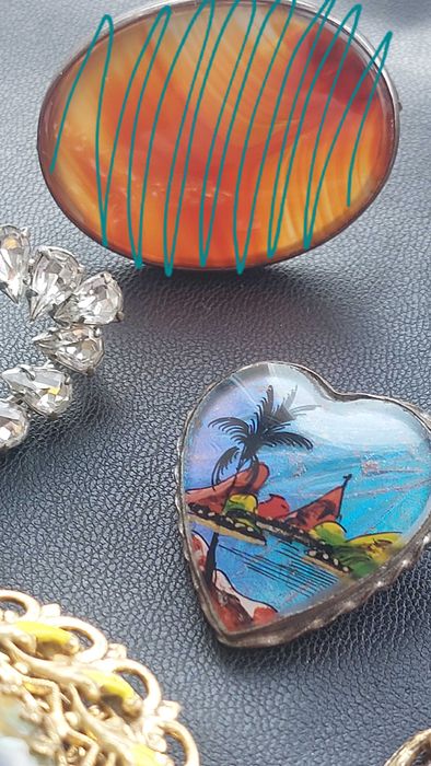 Брошь, кулон винтаж