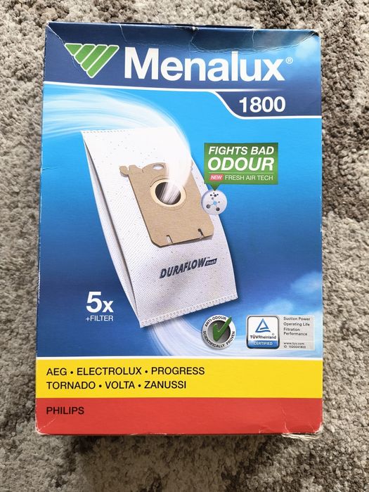 Worki do odkurzacza plus filtr Menalux 1800 nowe