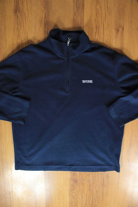 Polar Regatta r. 56 XL granatowy unisex z golfem bluza poliester zapinany