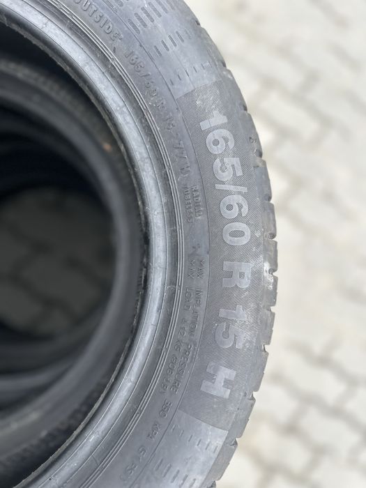 Opony letnie Continental 5 sztuk 165/60 R15 rok 2022/21