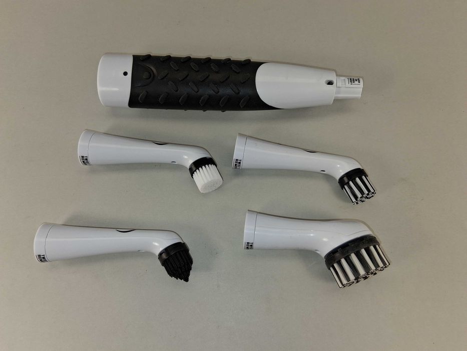 N032 SonicScrubbers Szczotka Elektryczna Do Czyszczenia 4 Końcówki