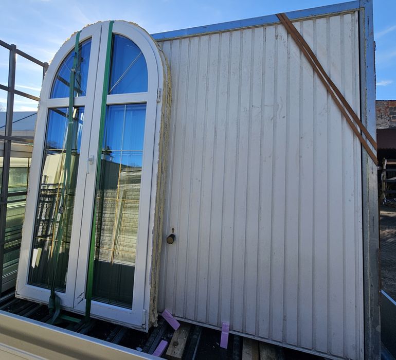 Okna PCV i Okna balkonowe Białe z szprosem