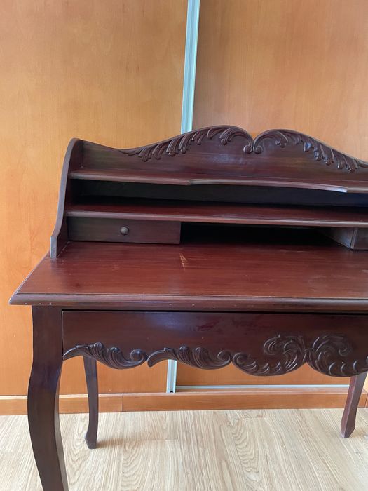 Escrivaninha Madeira Escura